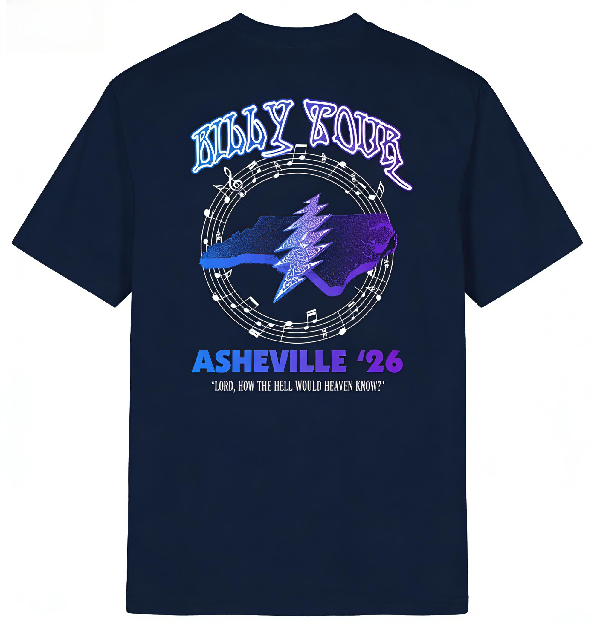 

New Billy Strinss Tour Ashville 26 Years Commemorative Shirt Summer Pure Cotton Shortsleeved for Both Men and Women 4XL
