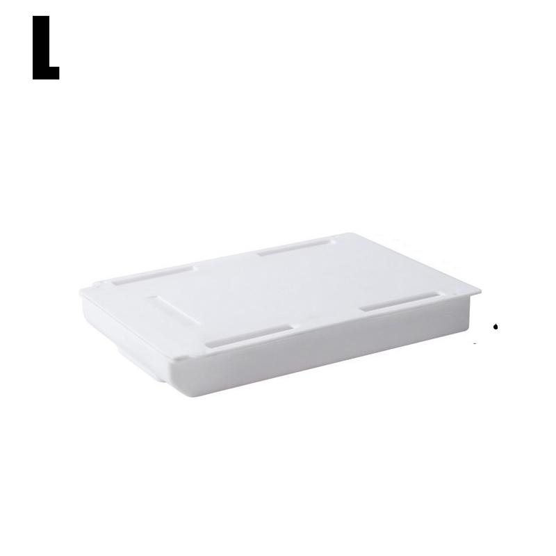 Hidden Storage Box SelfAdhesive Storage Drawer Box Under Desk Storage Holder Slidee Out Drawer Tray Sundries Stationery Organize