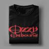 Novelty Ozzy Osbourne Logo T-Shirts for Men Round Neck Pure Cotton T Shirt  Short Sleeve Tee Shirt Plus Size Clothes