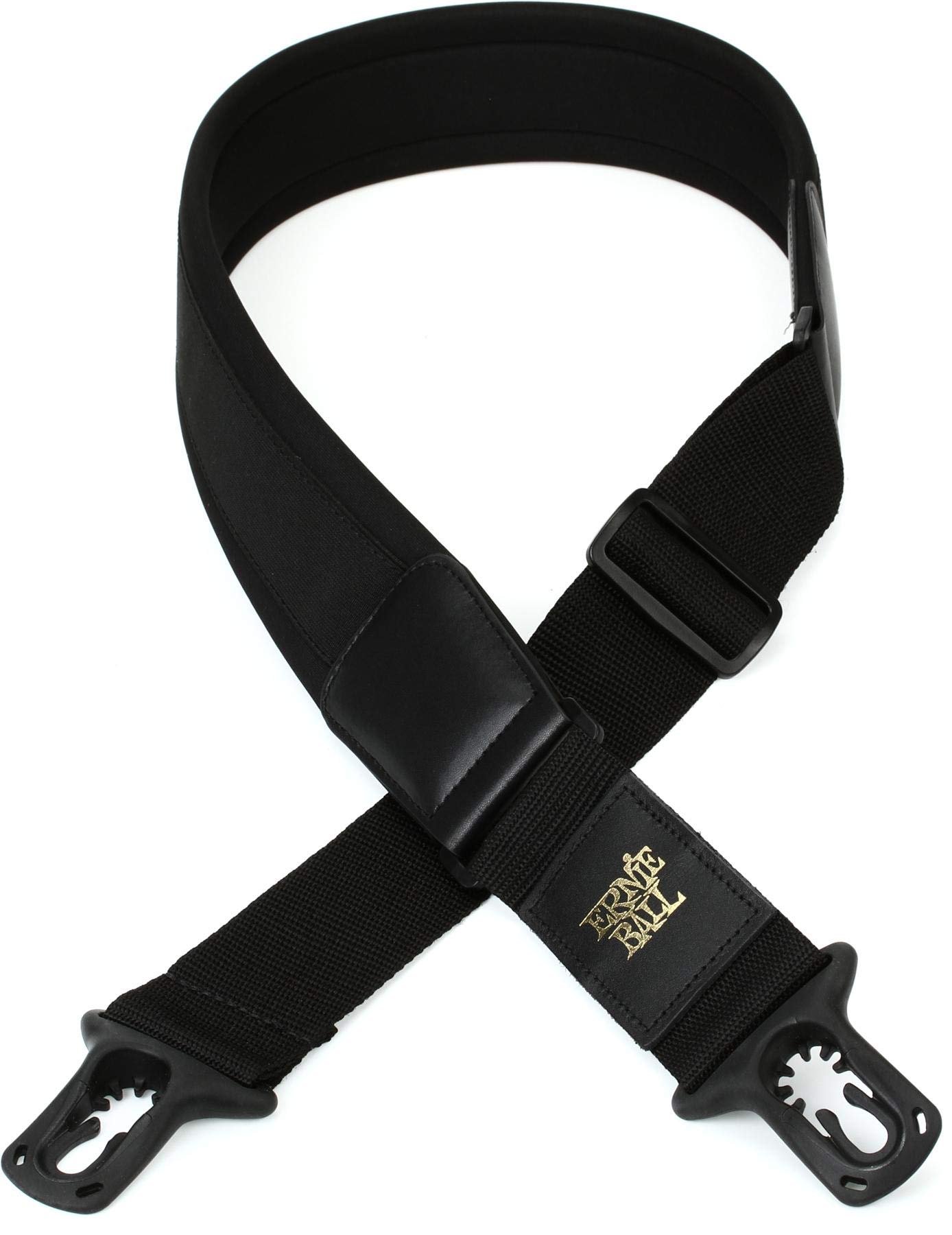 Genuine Ernie Ball 4145 Locking Strap, Regular Width, REGULAR NEOPRENE POLYLOCK COMFORT STRAP