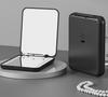 Handheld Pocket Mirror Portable Folding Handheld 1X/2X Magnification LED Compact Travel Pocket Makeup Mirror, Compact Mirror