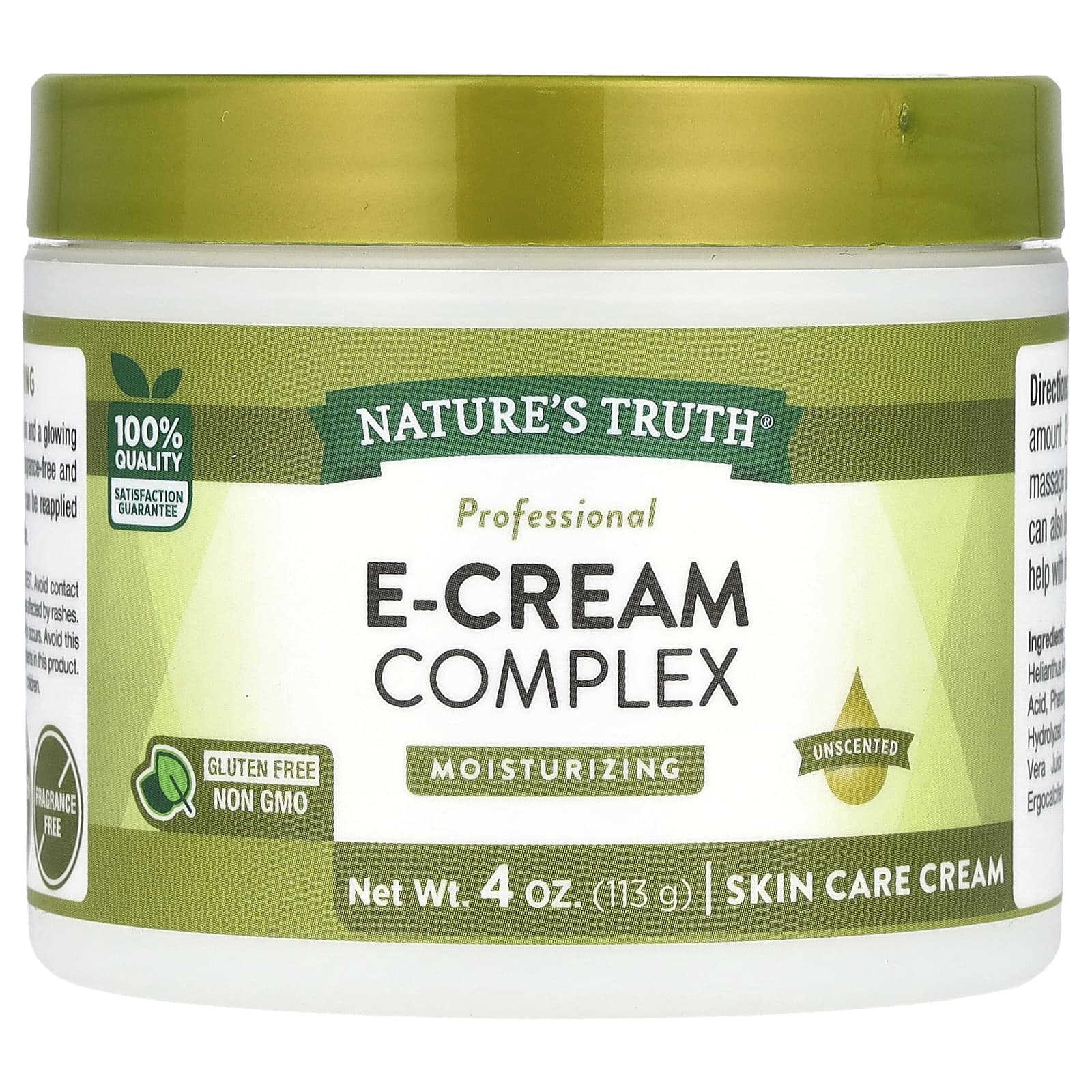 

Nature s Truth E-Cream Complex, Без запаха, 113 г(4 унции)