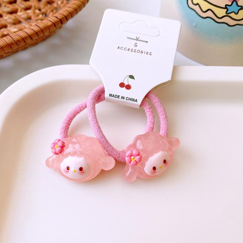 2pcs Elastic Hair Bands for Baby Girls Candy Color Hair Ring Hair Rope Children Headwear Kids Toddler Accessories