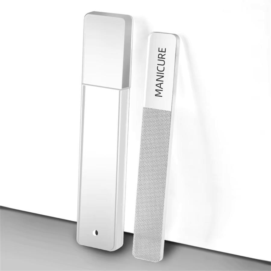 1/2 Stück Nano Glas Nagelfeilen Professionelle Schleif- Polierfeilen Transparente Nagelfeile Schleifgerät Maniküre Kunstwerkzeuge