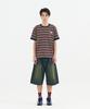 Nontai Multi Stripe Ringer Tee (Black)