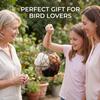 Nid d'oiseau en fibre d'alpaga fait main pour le jardin Nid naturel biodégradable Remplissage Résistant aux intempéries Cadre métallique Nid de jardin pour oiseaux facile à remplir