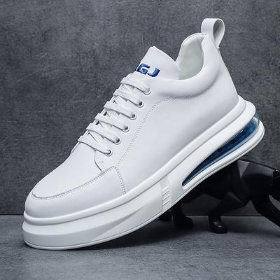 Little White Shoes Men's Air Cushion Soft Sole Fashion Trend Shoes Young Rainbow Bottom Casual Wenzhou Entity