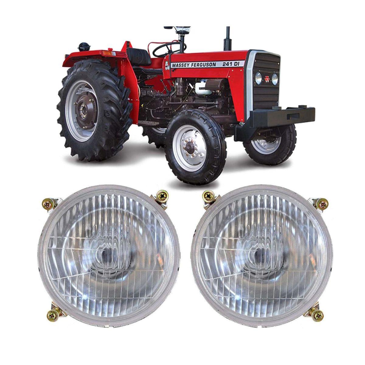 

Tractor Headlight Assembly Fit for Massey Ferguson MF 135 100 200 500 600 Series1860178M1, 1672767M91 (LH + RH) Standard чистый
