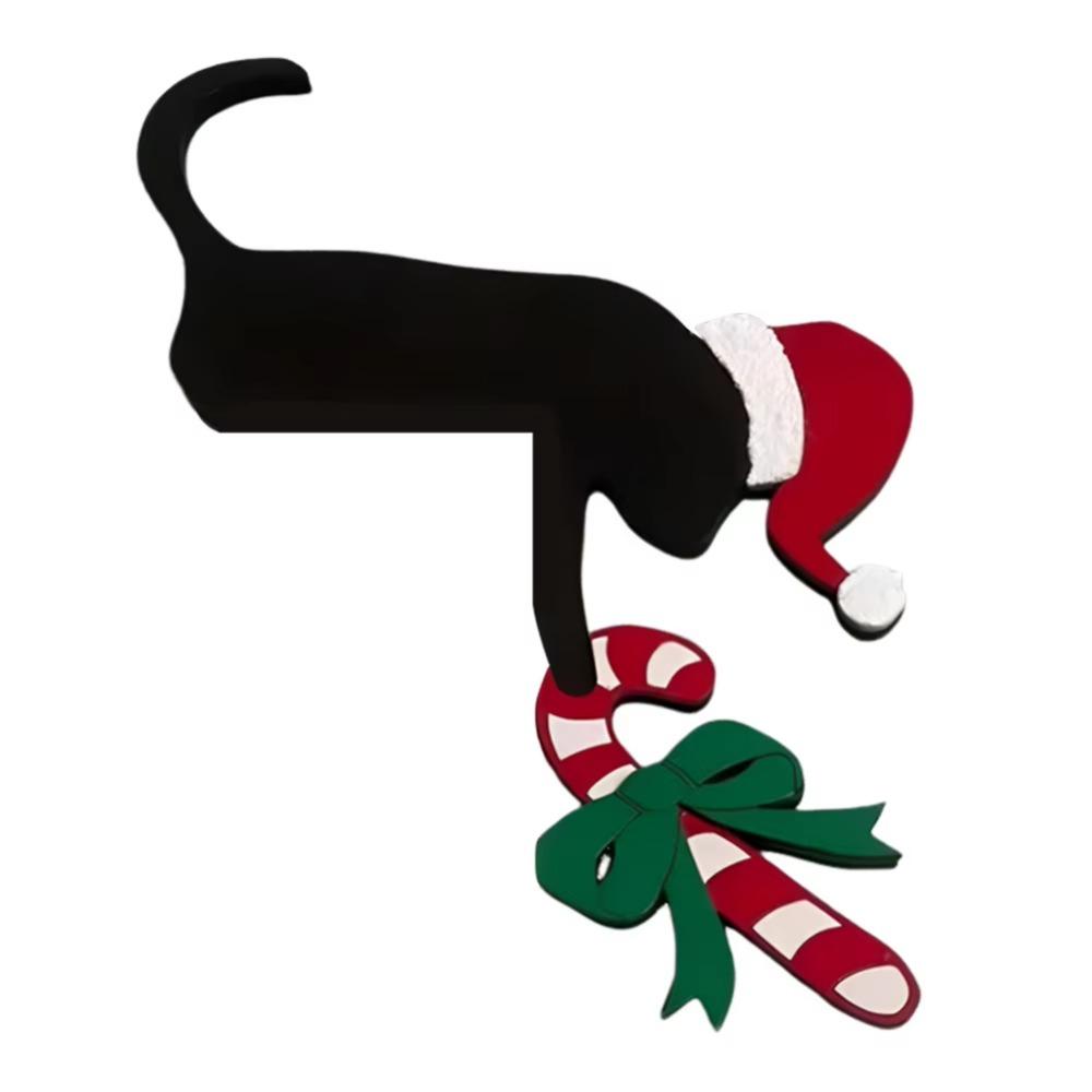 Funny Door Toppers Decor Cat/Dog Shaped Christmas Decoration  Holiday Ambiance