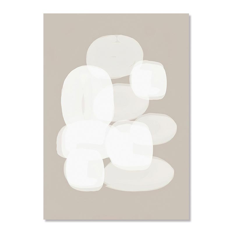 Minimalistická abstraktní čárová malba na plátně Béžová černá Plakát a tisk Nástěnné moderní obrazy Tisk pro obývací pokoj Home Decor