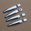 GLOSS BLACK CHROME CAR DOOR HANDLE COVER CATCH CAP TRIM MOLDING For Nissan Pulsar C13 2015 -  ACCESSORIES