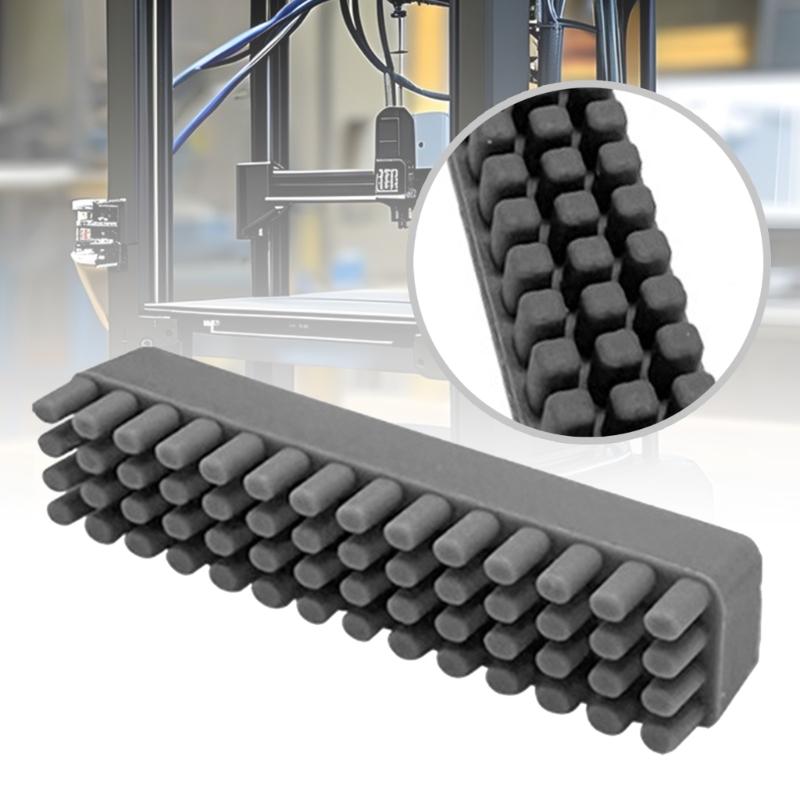 3D Printer Nozzle Cleaner Brush Soft Silicone Brushes Heads for K1 Series Easy Installation Nozzle Wiper
