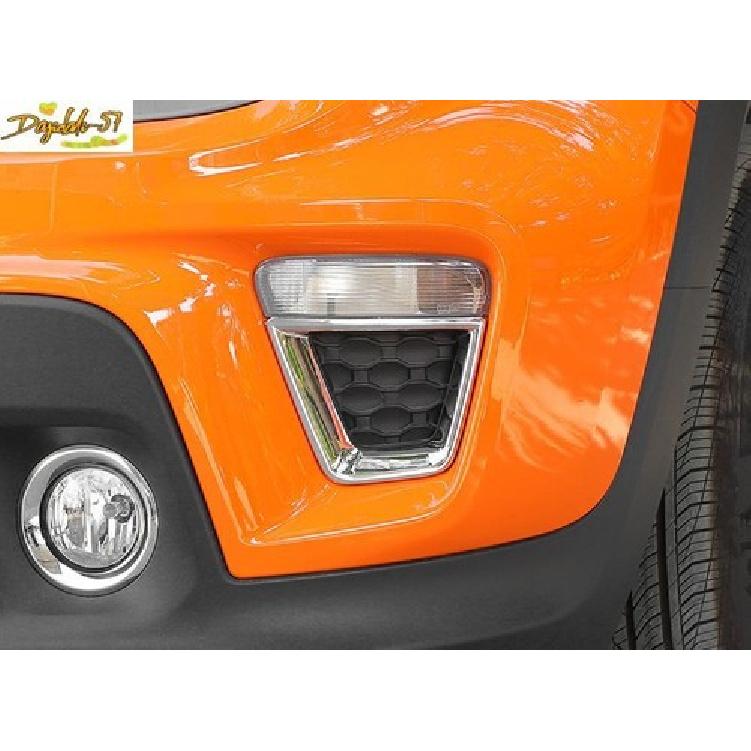 For Jeep Renegade - ABS Chrome Side Turn Signal Light Lamp Cover Decor