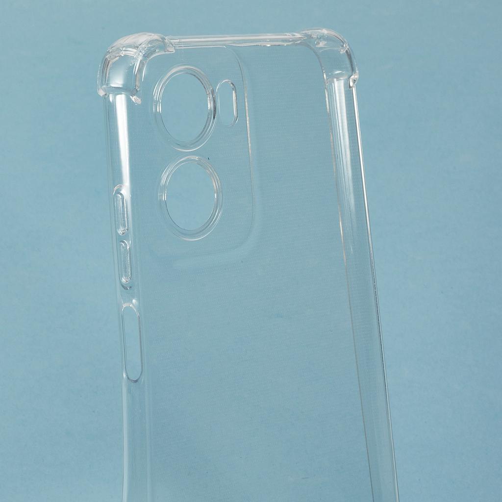 Pre Motorola Moto G05 4G puzdro Zosilnený roh TPU Priehľadný kryt na telefón so šnúrkou