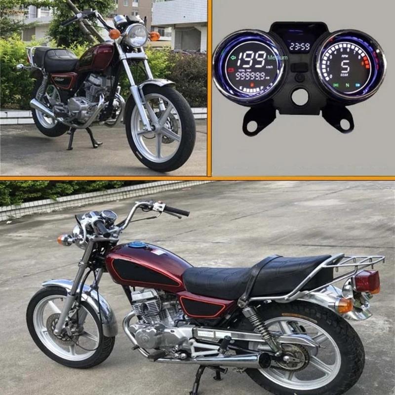 Digital Speedometer Odometer Dashboard Suitable for RC250 150Gato 250cc Waterproof Motorcycle Instrument LED Tachometer
