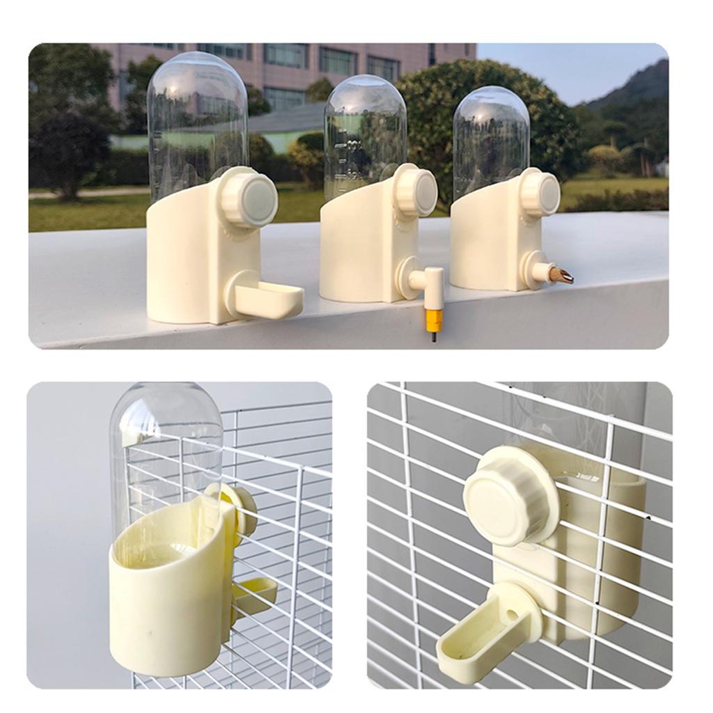 Yousheng 250ml Birds Water Dispenser Automatic Parrot Feeding Hydration Parakeet Cage Accessories for Parrots Cockatiels Finches Lovebirds Budgies