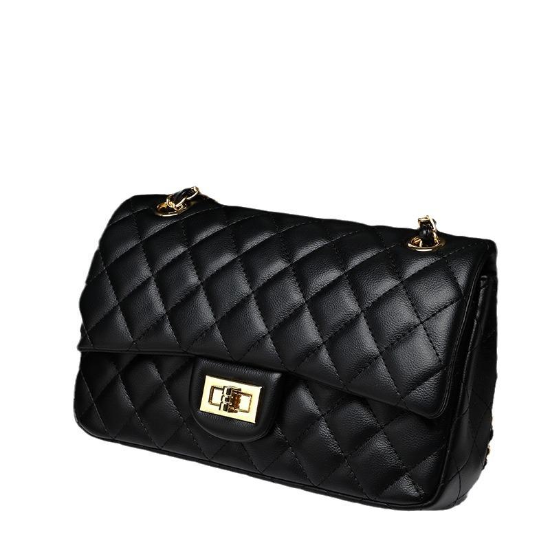 Korean Diamond Chain Bag Fashionable and Versatile Shoulder Bag New Commuter Crossbody Bag Underarm Bag Small Square Bag for Women