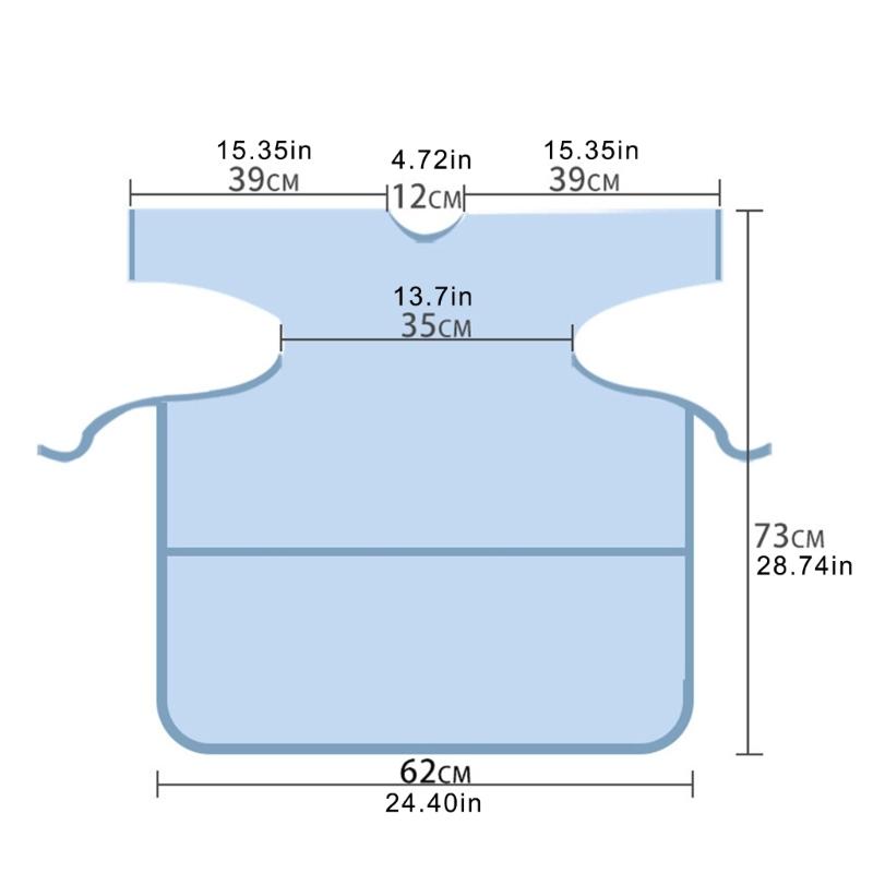 Baby Feeding Bib with Integrated Table Cover Water Resistant and Stain Resistant for Most High Chairs Comfortable Wear