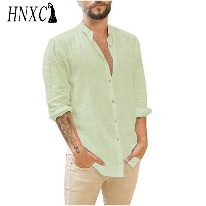 

HNXC Хлопковая футболка с длинным рукавом Мужская модная свободная рубашка с принтом Сострадательная XXXXXL светло-зеленый