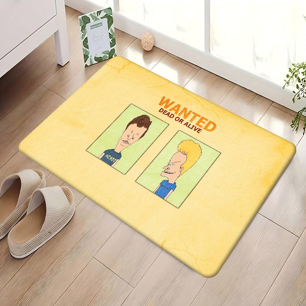 B-Beavis And Butt-Head Mata Kuchenna Pokój Dziecięcy Dekoracja Sypialni Balkon Antypoślizgowy Wycieraczka Salon Alfombra