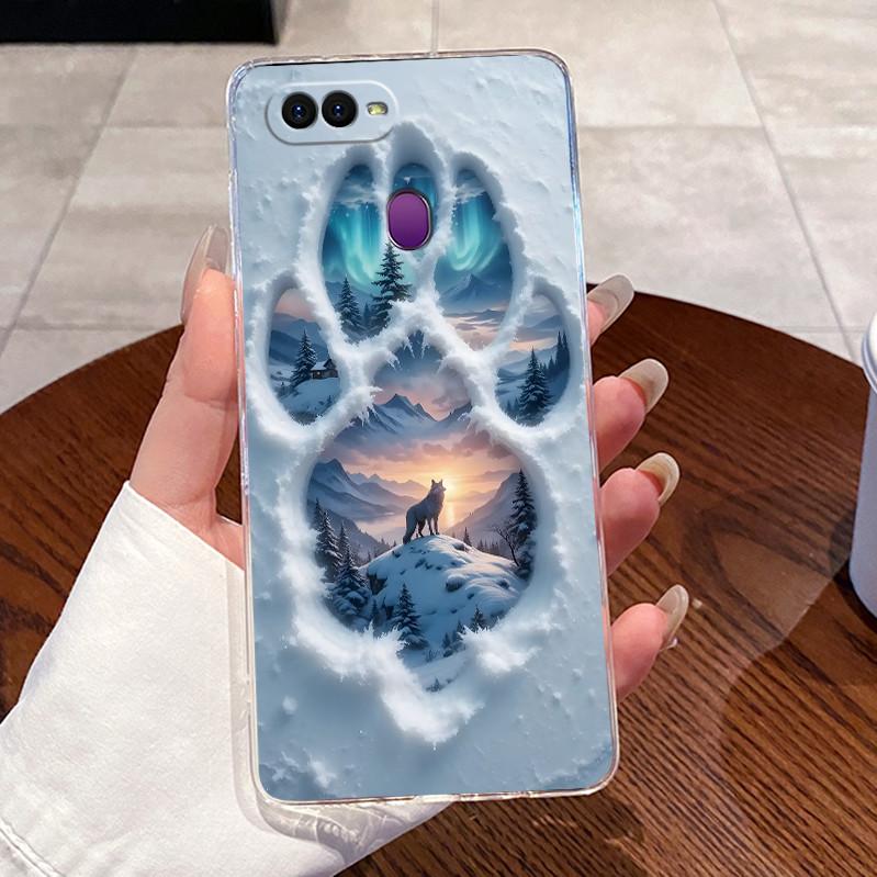 For Oppo A5s AX5s Case CPH1909 Clear Luxury Cute Love Heart Rabbit Funny Soft TPU Casing For Oppo A12 Phone Case CPH2083 CPH2077