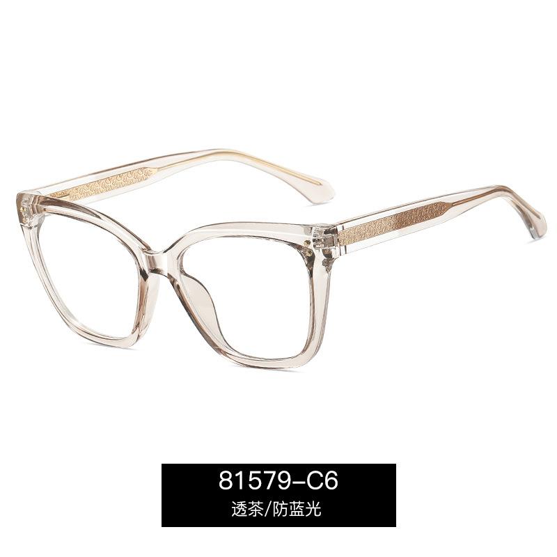 New Vintage Transparent Computer Reading Glasses Women TR90 Anti Blue Light Magnifying Presbyopia Eyewear
