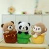 Banana Cute Cartoon Monkey Plush Toy Keychain Pendant Backpack Accessories