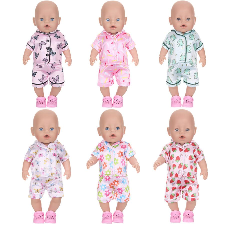 18-Inch American Girl Doll Pajamas 43CM Shaff Doll Cute Fruit Children's Pajamas