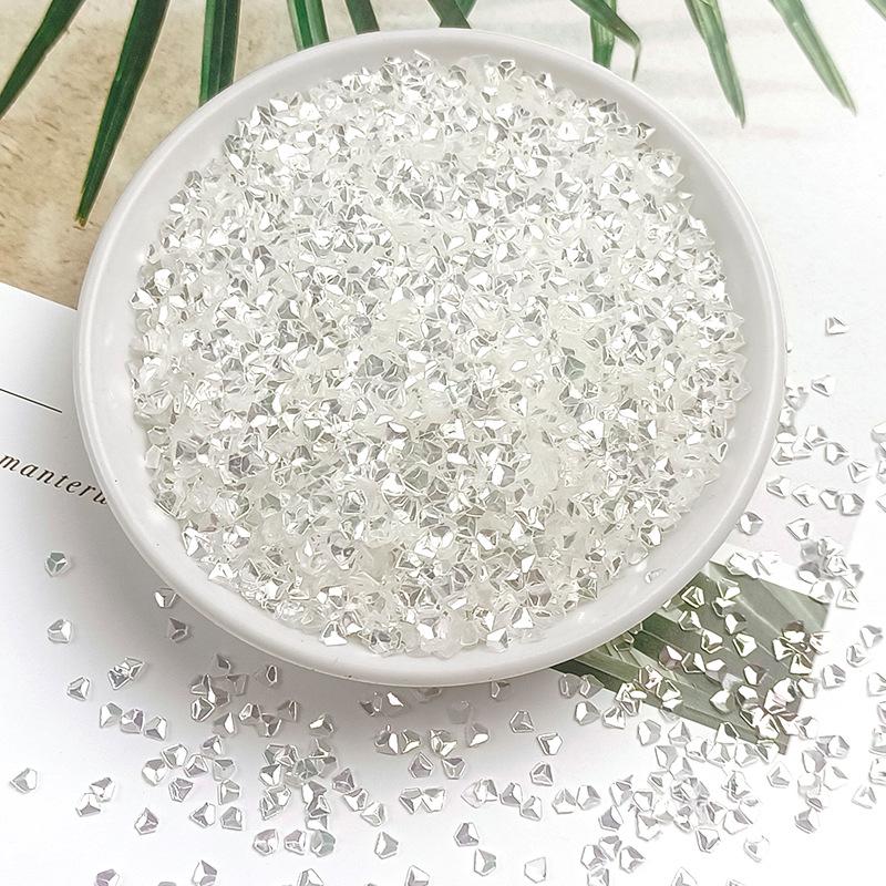 Irregular High-Flash Silver Crystal Sequin Jewelry DIY Accessories
