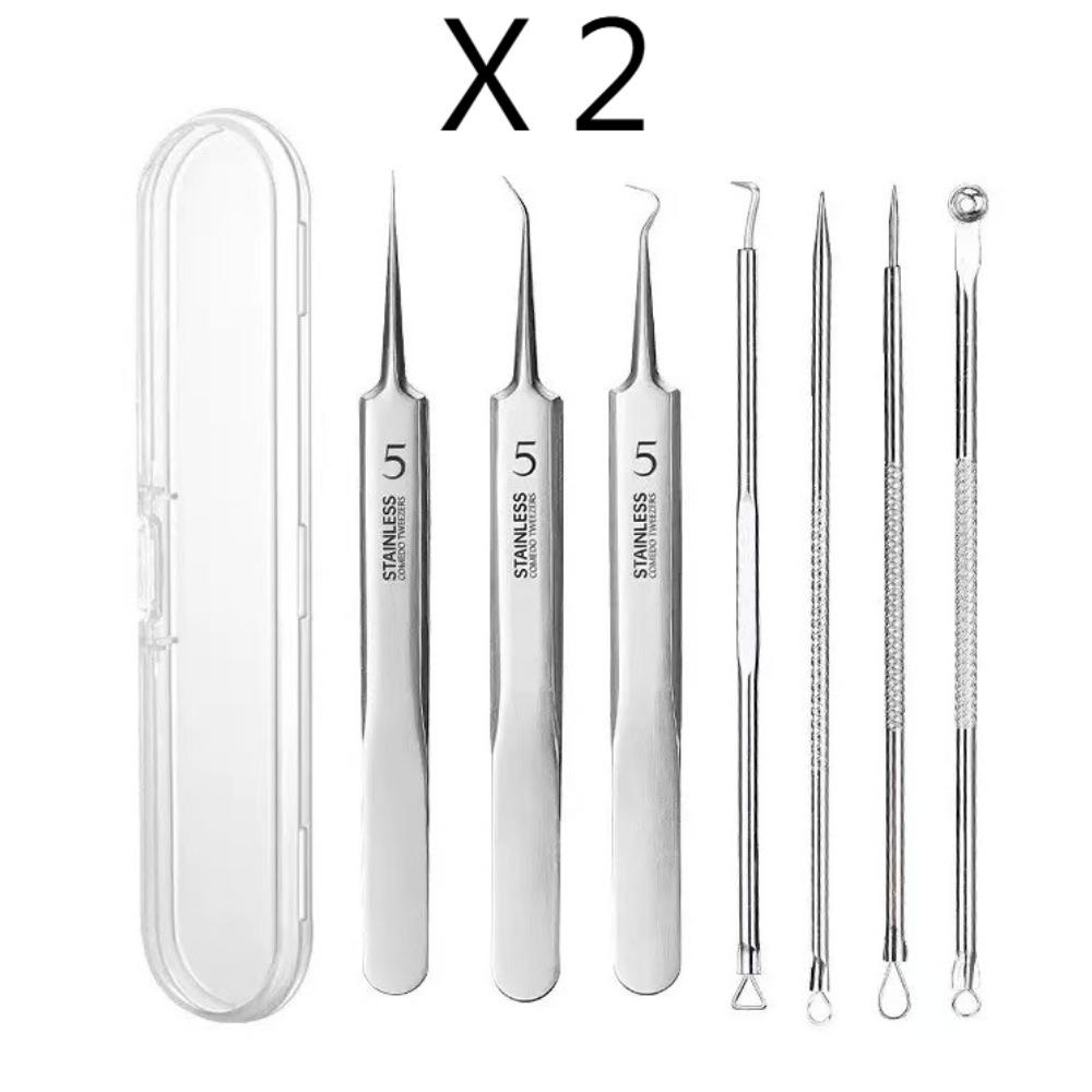 14PCS Higt Quality Acne Blackhead Removal Kit Nose Face Pore Cleansing Acne Needle for Ingrown Hair Comedones Extractor Skin Care Tool