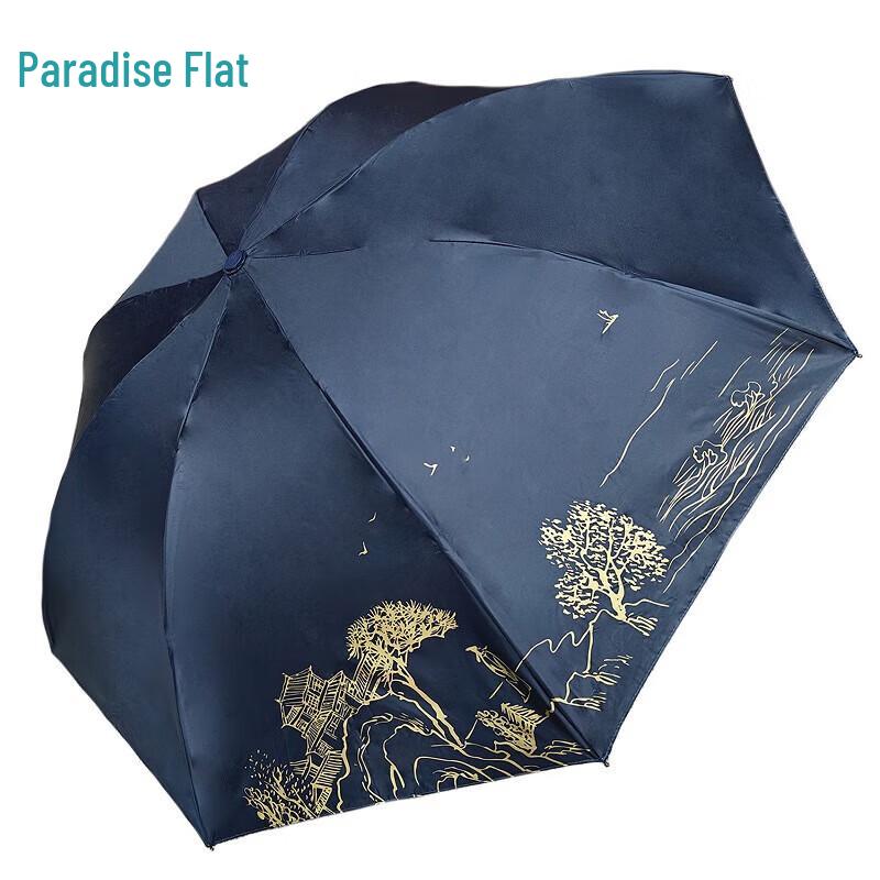 Tiangtang 3-Fold UV Blackout Sun/Rain Umbrella