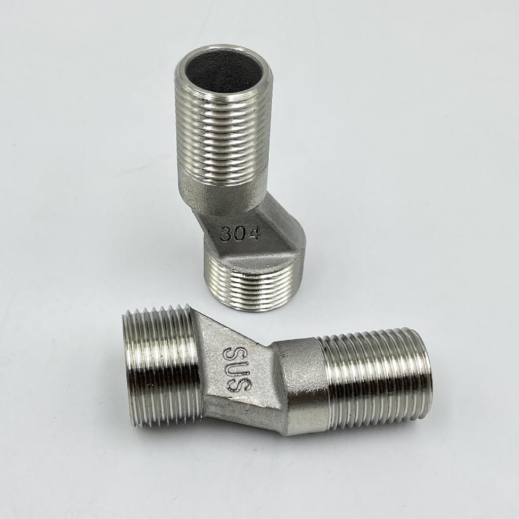 Balenie 2 ks oceľových spojovacích adaptérov Oceľové excentrické spojovacie kusy Konektory nástenných kohútikov Jednoduchá inštalácia