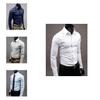 Classic Mens Dress Shirt With Wrinklefree Cotton Blend For Business And Casual Wear