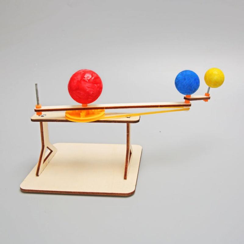 Diy Earth Moon Sun Spheres Model Tecnologia Science Toys Stem Experimental Tool Kit Teaching Aids For Kids Educational Gift