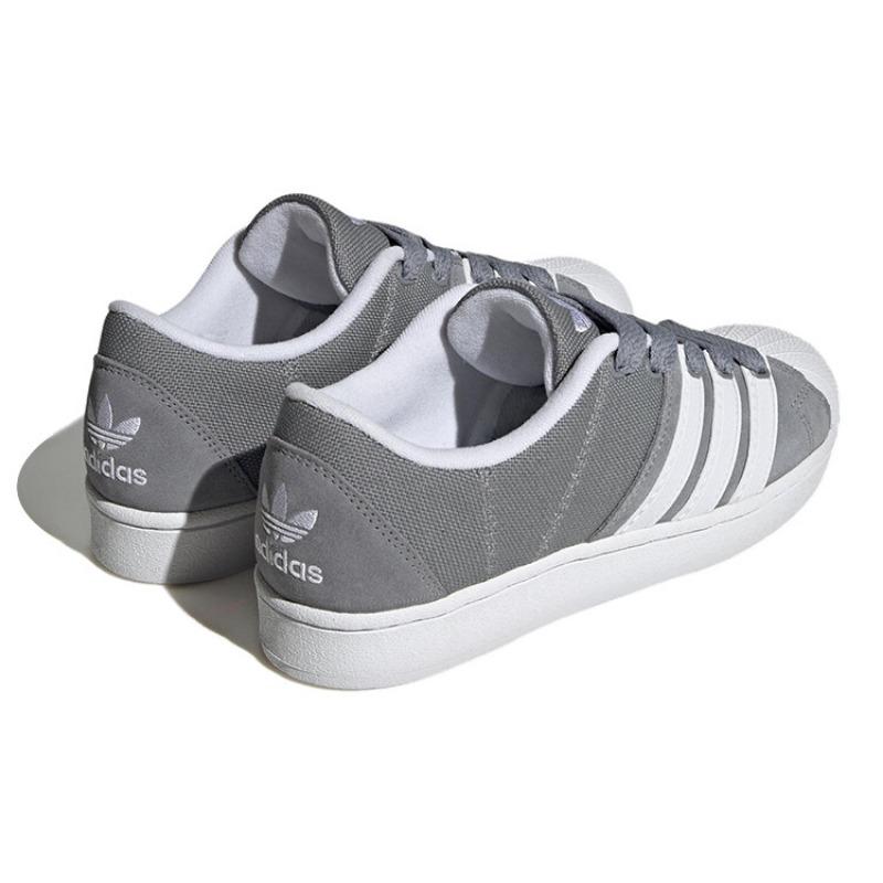 adidas Superstar Supermodified Low Grau Weiß - H03740