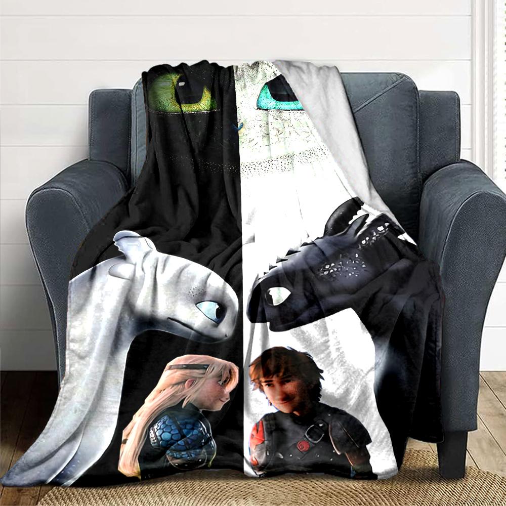 Dragons Friendship Blanket Soft Throw Blanket For Home Bedroom Bed Sofa Travel Office Solid Christmas Blanket