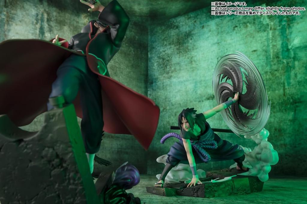 Figuarts ZERO [Super Fierce Battle] Naruto Shippuden Uchiha Sasuke - Mangekyo Sharingan Light and Darkness - Approximately 200mm ABS & PVC P