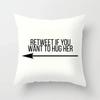 Black and White Art Sofa Pillowcase  Cushion Cover  Bed Home Living Room Car Office