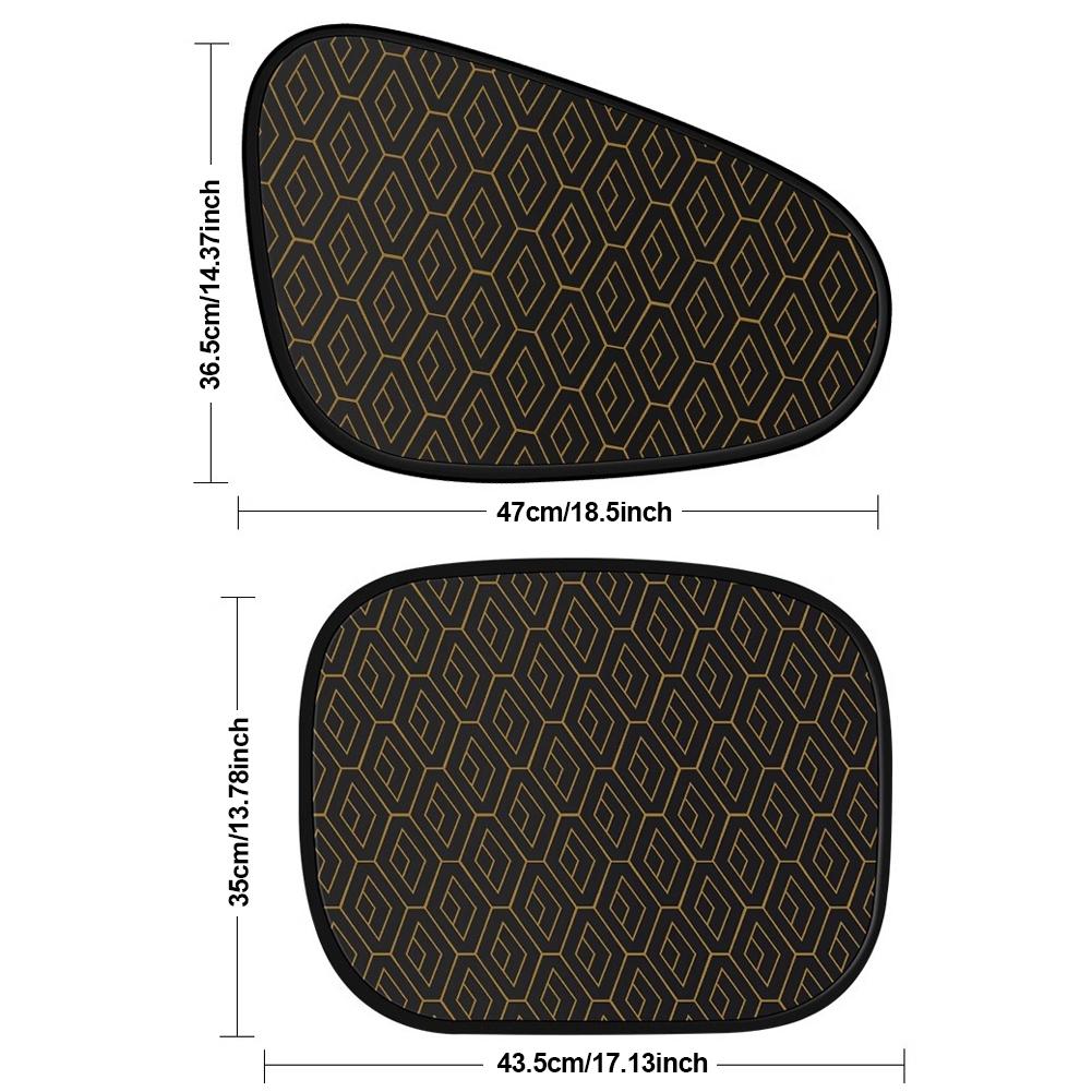 Folding Car Sun Shade Curtain Interior Window Shade Sun Visor Protection Anti UV Sun Windscreen Heat Blocking