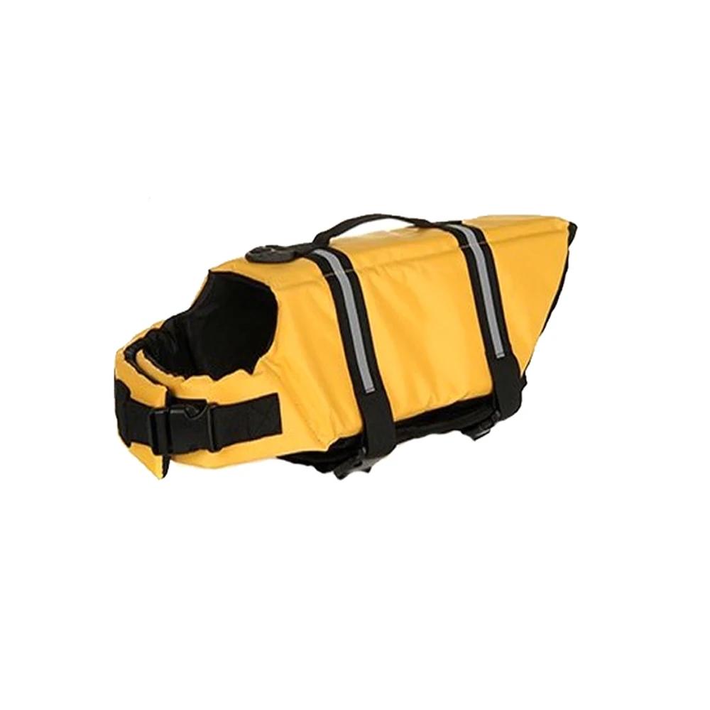 Dog Life Jacket Ripstop Reflective Pet Cats Swimming Vest with Buoyancy Durable Rescue Handle for Cat Small Medium Large Dogs