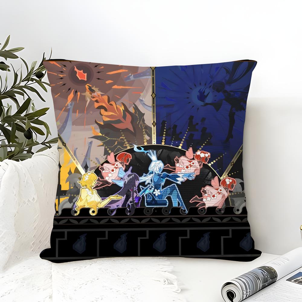 Art Game HHonkai Star Rail  Pillow Case linen pillow case sofa home decor cushion cover cushion cove