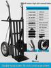 Tiger Car Two-Wheel Flatbed Hand Truck Cart with Large Wheels