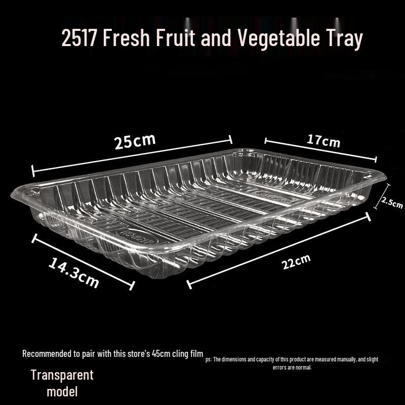 Disposable Rectangular Food Packaging Tray