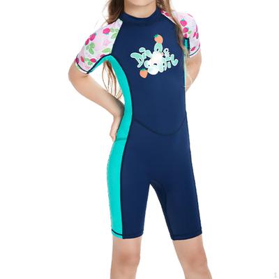Kinder Neoprenanzüge Shorty Neoprenanzug Sommer Sonnenschutz Tauchanzug Mädchen Jungen Reißverschluss hinten Kinder Nass