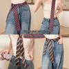 Casual Korean Striped Tie Stripe Y2K Shirt Tie Decoration Retro College Style Belt Accessories Neck Tie