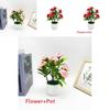 Rosenstrauß Künstliche Pflanze Für Heimdekoration Und Hochzeitsgeschenke Mit Realistischen Plastikblumen