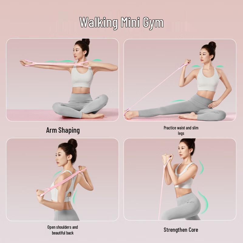 OEING Cat Ear Silicone Yoga Resistance Band