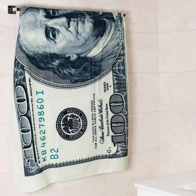 Vana a plážová osuška z mikrovlákna 100 dolarů