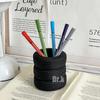 Tire-Shaped Office Supplies, Desktop Storage, Creative Holder for Pen, Makeup Brush, Decorative Ornaments