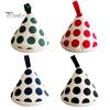 Scald-Proof Pot Handle Cover Triangle Cotton Heat Resistant Dot Print Hanging Loop Sleeve Thick Mini Kitchen Griddle Frying Pan Lid Grip Holder